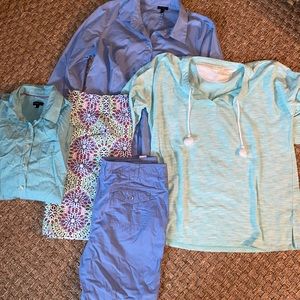 Talbots Bundle of Tops and Bottoms sz Large